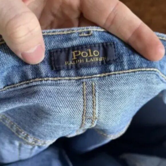 POLO RALPH LAUREN Callen High Rise Slim Blue Denim Womens Pants Jeans - 32 - Picture 7 of 8